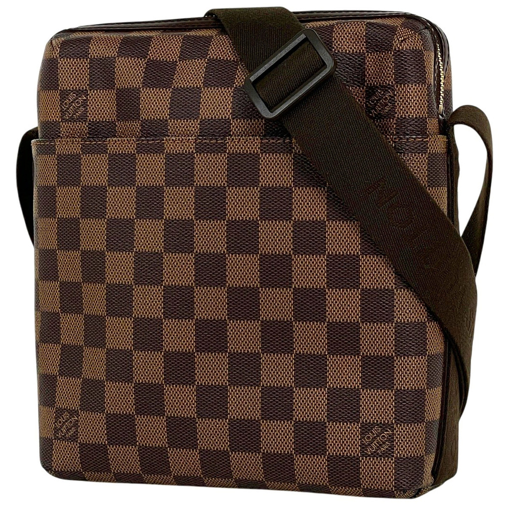 Louis Vuitton Trotteur Bobour Shoulder Bag Damier Brown